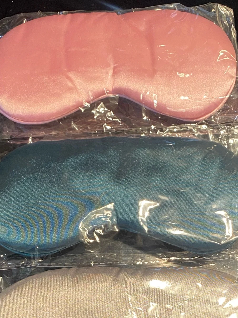 Silk Feel Sleep Mask Set Of 4